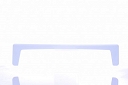 Ramka przednia półki warzywnika lodówki Indesit C00119043